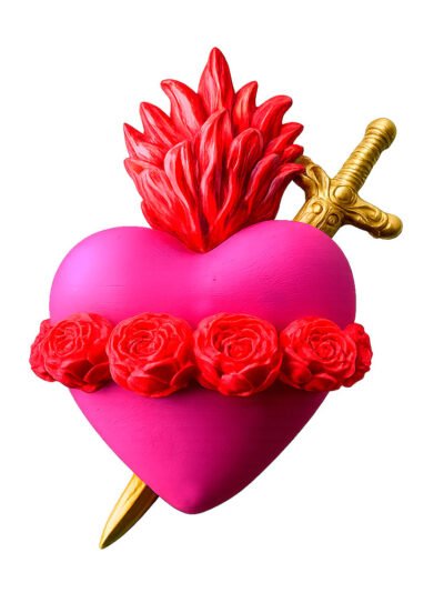 Corazón de María Fucsia