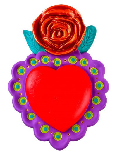 Corazón rosa ojitos